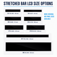 BOE 37 inç 1920x540 LCD Ekran DV370FBM-N10 Ultra Geniş Uzatılmış Bar Panel 37 İnç LCD Ekran TFT LCD Modül
