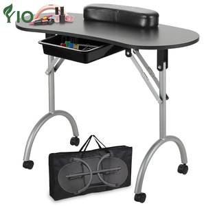 Thiết Kế Hiện Đại Có Thể Gập Lại Nail Bảng Với Trường Hợp Mang Trọng Lượng Nhẹ Gỗ Kim Loại Làm Móng Tay Bàn Cho Điện Thoại Di Động Kỹ Thuật Cho Trung Tâm Sử Dụng - Product Image 5