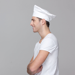 Checkedout nóng bán thời trang đầu bếp mũ và đầu bếp mũ cho khách sạn và nhà hàng Nhà Bếp Làm việc mặc Mũ đầu bếp - Product Image 3