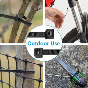 2,5*100 самоблокирующийся многоцветный нейлоновый кабельный стяжка прочные стандартные пластиковые стяжки на молнии - Product Image 4