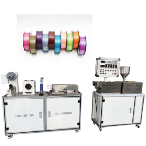 Machine de fabrication de filaments à vis unique de bureau mini haute productivité, extrudeuse d'imprimante <span class=keywords><strong>3D</strong></span> et enrouleurs pour le recyclage de fils PP/PET - Product Image 2