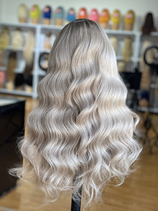 2026 Hot Selling Good Looking 100% Natural European Hair <b>Wigs</b> Cuticle Aligned Transparent for Lace <b>Front</b> <b>Wigs</b> High Density - Product Image 4