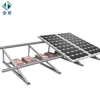 Kit de support de panneau solaire réglable, système d'installation au sol pour panneaux photovoltaïques, structure de montage, certification CE/ISO9001, AL 6005-T5 Q235B