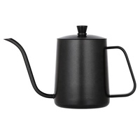Bouilloire en acier inoxydable de 350ml 600ml pour café à col de cygne