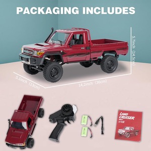 2025 MN82 1/12 <span class=keywords><strong>Coche</strong></span> RC 2.4G 4WD Crawler Camioneta Versión Mejorada MN-82 PRO con Faros Controlables 4x4 <span class=keywords><strong>Coche</strong></span> de Juguete RC - Product Image 2