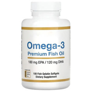 Commercio all'ingrosso Omega-3 olio di pesce Softgel capsule EPA & DHA supporto immunitario per la salute del cervello e del cuore - Product Image 1