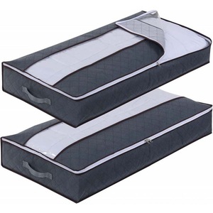 Đa Phong Cách Tùy Chỉnh Hai Lớp Lưu Trữ Nhà Hộp Hình Chữ Nhật Quần Áo Tổ Chức Gấp Công Suất Lớn Dưới Giường Lưu Trữ - Product Image 3