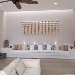 <span class=keywords><strong>Tapiz</strong></span> Extra <span class=keywords><strong>Grande</strong></span> de Macramé Mexicano Diseño Esférico Boho para Cabecera, Decoración del Hogar, Arte y Adornos para Colgar en la Pared - Product Image 4