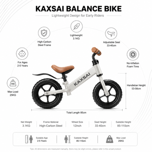 Triciclo Infantil de Plástico KXS, Tamaño Personalizado 3 en 1, con Asiento Acolchado, Estructura Estable, Neumáticos para Niños Pequeños, Bicicleta de Entrenamiento para Exteriores - Product Image 6