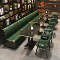 Canapé occidental en forme de U, table de bar en métal et bois, chaise pour restaurant, salle à manger et bars de nuit, meubles de loisirs, bancs de taverne