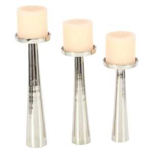 Portavelas de Aluminio Urban Luxe, Candelabro Multicolor Contemporáneo para Interiores Modernos - Product Image 1