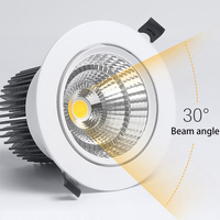 Spot LED encastré anti-éblouissement en aluminium SANKS 3w 5w 7w 12w 15w 20w 25w 30w