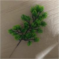 Plantes artificielles à bas prix, personnalisables pour fonds de scène DIY, aiguilles de pin, bouquet de jardinage mature, feuilles séchées artificielles pour fêtes