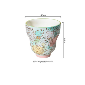 INS Style Cute Cartoon Animals Porcelain Coffee Mugs 200ml Cute Gift Mug Dishwasher & Microwave Safe Milk <b>Cereal</b> Mugs - Product Image 5