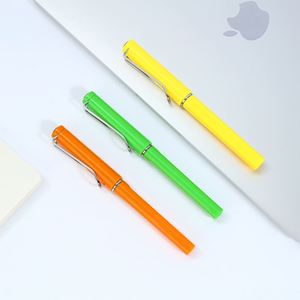 Ensemble de stylos gel personnalisés avec logo, stylo à eau noir, largeur d'écriture 0,5 mm, tige en plastique, pour bureau, école, publicité, éducation, cadeau - Product Image 3