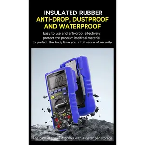 Fivemx <span class=keywords><strong>Lite</strong></span> 자동 범위 멀티미터, 정비공용 지능형 안티버닝 AC/DC 전압 전류 저항 측정 테스트기 - Product Image 6