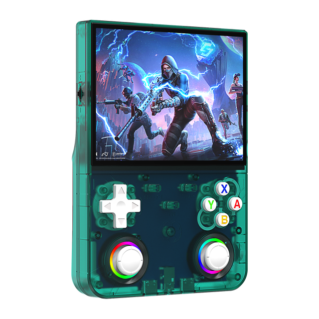 Handheld Game Console R36 Ultra X 4.5" HD Screen Dual Rocker Vibration Motor Linux System 3D Handle 2026 New