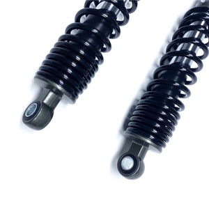 用于Yamaha YBR125 YBR 125 2005 2016的后减震器345毫米黑色/铬 - Product Image 3