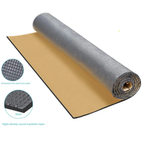 Couverture supérieure de voiture personnalisée 5/8/10mm insonorisation auto-adhésif feuille d'aluminium mousse de caoutchouc matériau d'isolation insonorisant pour voiture