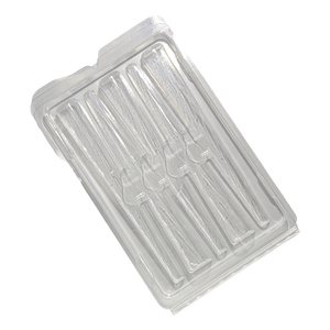 Estuche para Cigarrillos a Prueba de Olores con 5 Compartimentos, Bandeja Transparente de Plástico con Cierre a Presión, Compatible con 4 1/4 X 2 1/2 X 3/4 - Product Image 5