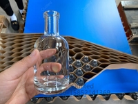 Großhandel Mattschwarze Siebdruck Leere Runde Glasflasche für Olivenöl 200ml 375ml 500ml 750ml 1000ml