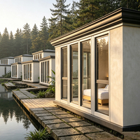Maison préfabriquée modulaire sur mesure, intégrée, à assemblage rapide, insonorisée, appartement mobile pour usage commercial