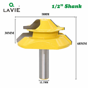 Vankula VIE — foret pour fraisage, avec tige Large de 12MM, 1/2 ", verrouillage à 45 degrés, mèches de toupie, pour outils de travail du bois, 1 pièce, 03136 - Product Image 3