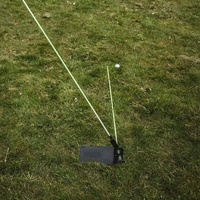 Outil d'entraînement professionnel en métal Durable Swing Trainer Équipement d'entraînement Accessoire de golf Angle Plaque d'entraînement de golf