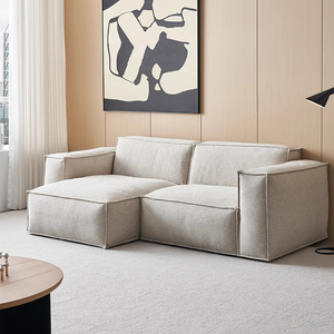 Sofa vải góc Ba chỗ hiện đại cho căn hộ nhỏ cho khách sạn và biệt thự thiết kế GỖ NÉN để tiết kiệm không gian - Product Image 3