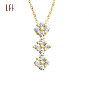 Collier pendentif cœur déformé pour femmes, cadeau de bijoux pour la Saint-Valentin, fête des mères, pendentif cœur en diamant CZ - Product Image 4