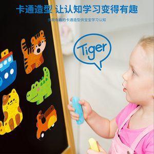 Mainan edukasi anak-anak, stiker grafiti kulit dicat set liontin untuk anak-anak DIY - Product Image 5