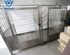 Double Door Outside Dog Kennel Indoor Boarding Kennel