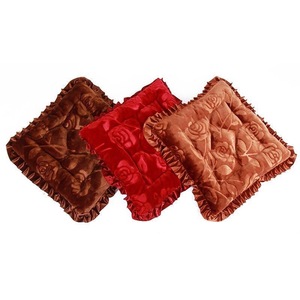 Ensemble de coussins de canapé de luxe Meng Yujia, 3-4 pièces, rouge vin, peluche épaisse, antidérapant, pour canapés en bois massif acajou, toutes saisons - Product Image 5