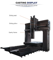 Centre d'usinage à portique 5 axes haute précision et robuste Kerui Meike, commande CNC GSK, broche HSK100, traitement automatique des moules