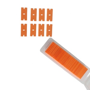 Caright 1.5 inch thay thế làm sạch <span class=keywords><strong>scraper</strong></span> phụ tùng lưỡi đôi cạnh nhựa dao cạo <span class=keywords><strong>scraper</strong></span> lưỡi - Product Image 5