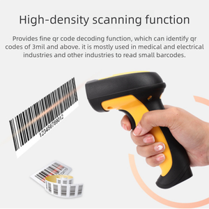 <span class=keywords><strong>Scanner</strong></span> de codes <span class=keywords><strong>QR</strong></span> 2D CMOS sans fil industriel DP-7213HHD, <span class=keywords><strong>scanner</strong></span> portable DPM pour applications d'impression, noir/jaune, stock disponible 1 an - Product Image 5