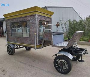Low Price High Quality Funeral Cars/European Style <strong>Horse</strong> Drawn Hearse/Manufacturer Funeral Hearse for Sale - Product Image 2