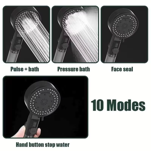 Configuration <span class=keywords><strong>de</strong></span> douche à main TopTier avec jet pressurisé et chauffage <span class=keywords><strong>de</strong></span> <span class=keywords><strong>salle</strong></span> <span class=keywords><strong>de</strong></span> <span class=keywords><strong>bain</strong></span> pour salles <span class=keywords><strong>de</strong></span> bains d'hôtel haut <span class=keywords><strong>de</strong></span> gamme - Product Image 6