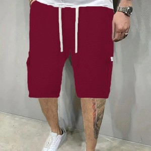 Nuovi pantaloncini estivi da uomo Casual Multi-tascabile in tinta unita pantaloncini da uomo a cinque punti - Product Image 4