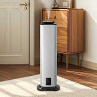 Diffuseur d'huiles essentielles commercial à logo laser gratuit, en métal, plat, DC12V 14W, pour HVAC, couverture 3000m³, pour espaces moyens