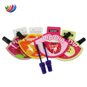 Custom Special Shaped Cosmetic Plastic <strong>Pouch</strong> <strong>Nail</strong> Polish Oil Eye Cream Sample Sachet Mascara Lip Gloss Lipstick Spout <strong>Pouch</strong> - Product Image 1