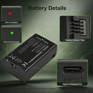 แบตเตอรี่สำรอง 7.2V 3000mAh สำหรับ Godox VB30 Godox V1 V860 III V850 III แบตเตอรี่ลิเธียมไอออนแบบชาร์จได้ประสิทธิภาพสูง - Product Image 4