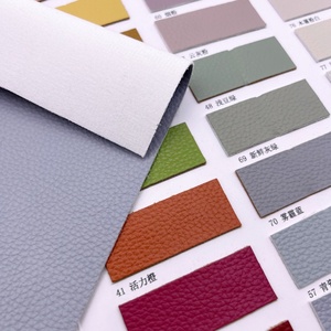 Cuir écologique <span class=keywords><strong>Boze</strong></span> Cigno, grain litchi gaufré, simili cuir PU pour sacs à main, chaussures, sacs, carnets, cuir recyclé - Product Image 6