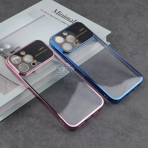 เคสโทรศัพท์โปร่งใสสุดหรูสำหรับ iPhone 14 <span class=keywords><strong>Pro</strong></span> Max เคลือบด้วย TPU ด้วยไฟฟ้าพร้อมฝาครอบโทรศัพท์ป้องกันกล้องขนาดใหญ่สำหรับ iPhone 13 <span class=keywords><strong>Pro</strong></span> - Product Image 5