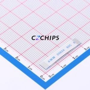 JS05A-10P-030-3-4 FFC Cable (Flexible Flat Cable) P=0.5mm Connector 10P 0.5mm 0.3mm Non-Inverting - Product Image 1