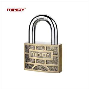 MINDY-candado de aleación de <span class=keywords><strong>zinc</strong></span> de alta calidad, teclas personalizadas, candado laminado impermeable, proveedores de <span class=keywords><strong>China</strong></span> - Product Image 3