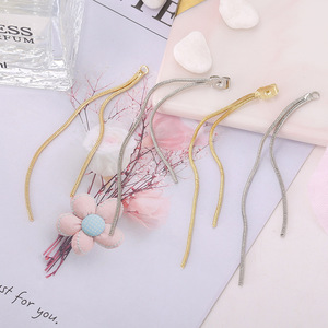 Composants de boucles d'oreilles en chaîne serpent, plaqués cuivre, pour la fabrication de bijoux DIY, 68768899 - Product Image 2