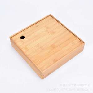 Bamboo <b>Snack</b> <b>Tray</b> With Compartments Lidded Storage Box For Food Serving Multifunctional Shandong Origin - Product Image 4
