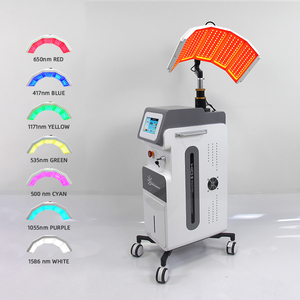 Système de thérapie à 7 spectres, le plus récent, pour les cicatrices d'acné, les coups de soleil, le métabolisme, le resserrement des pores, lumière violette 1055 nm, OEM personnalisé - Product Image 2