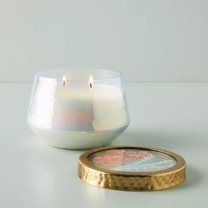 Velas Aromáticas de Soya de Lujo en Frasco de Vidrio con Tapa Dorada Martillada, Vela Redonda Artística para Decoración del Hogar - Product Image 2